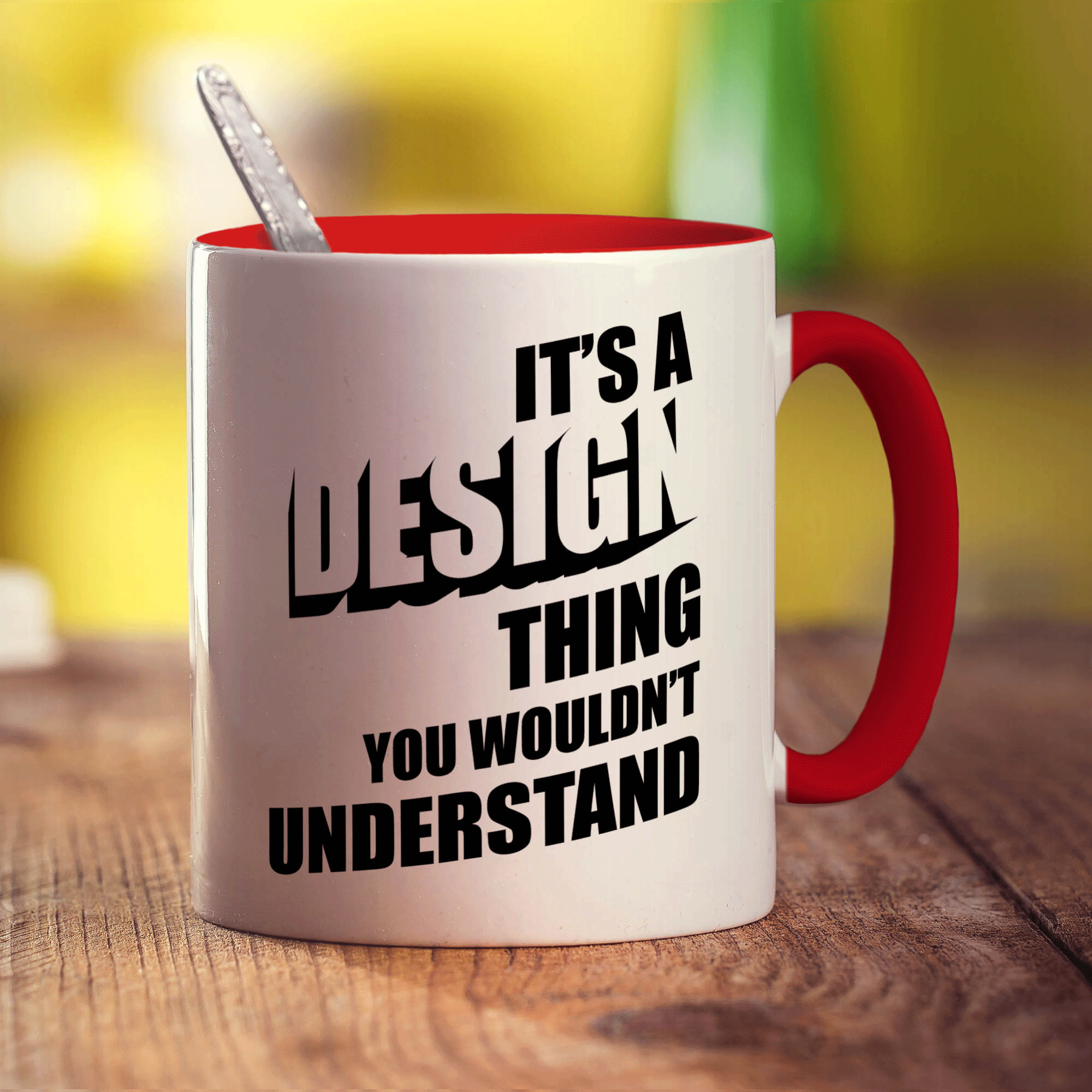 It's a Design Thing You Wouldn't Understand Mug - Standard 330ml (11oz) / Red