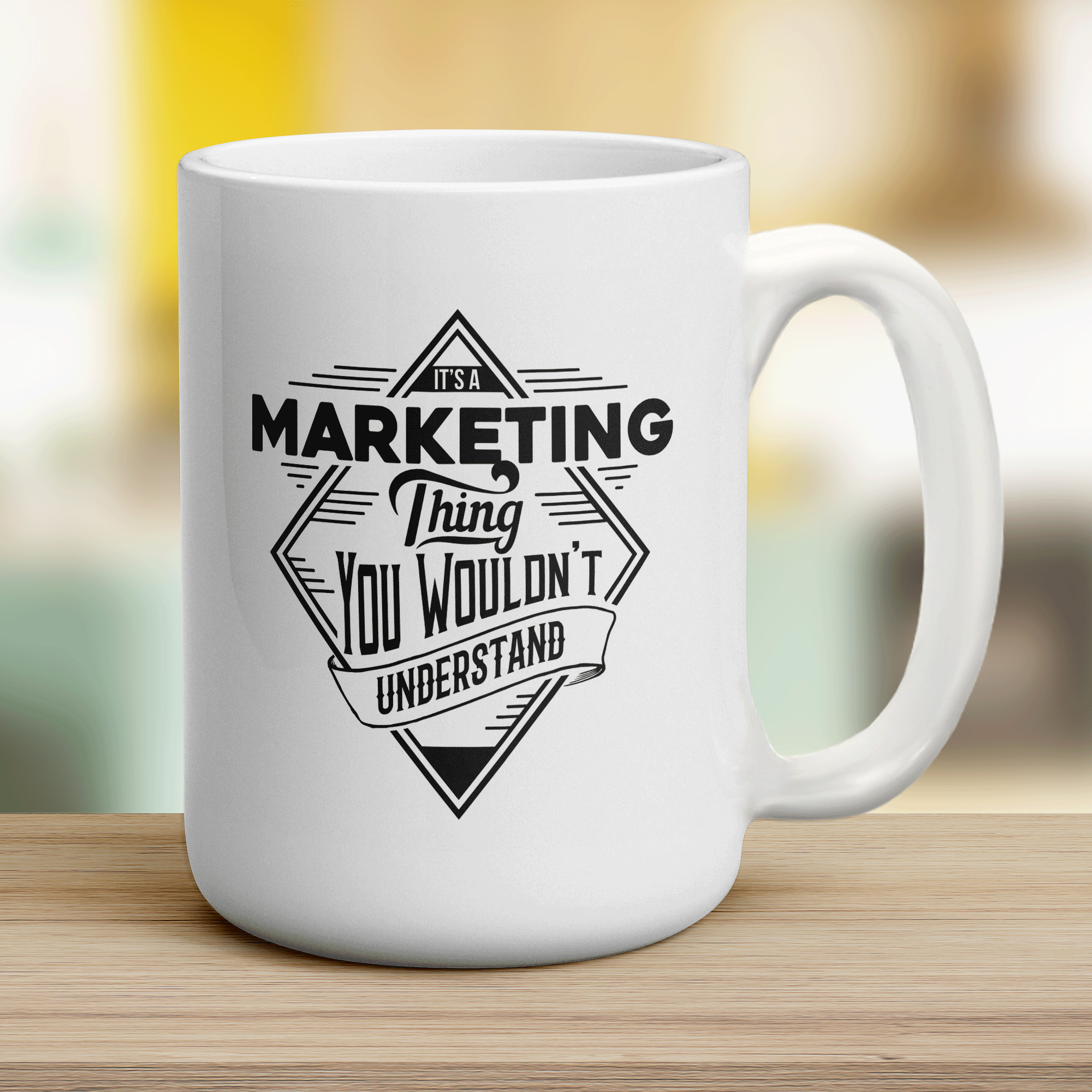 It's a Marketing Thing You Wouldn't Understand Mug - Jumbo 440ml (15oz) / White