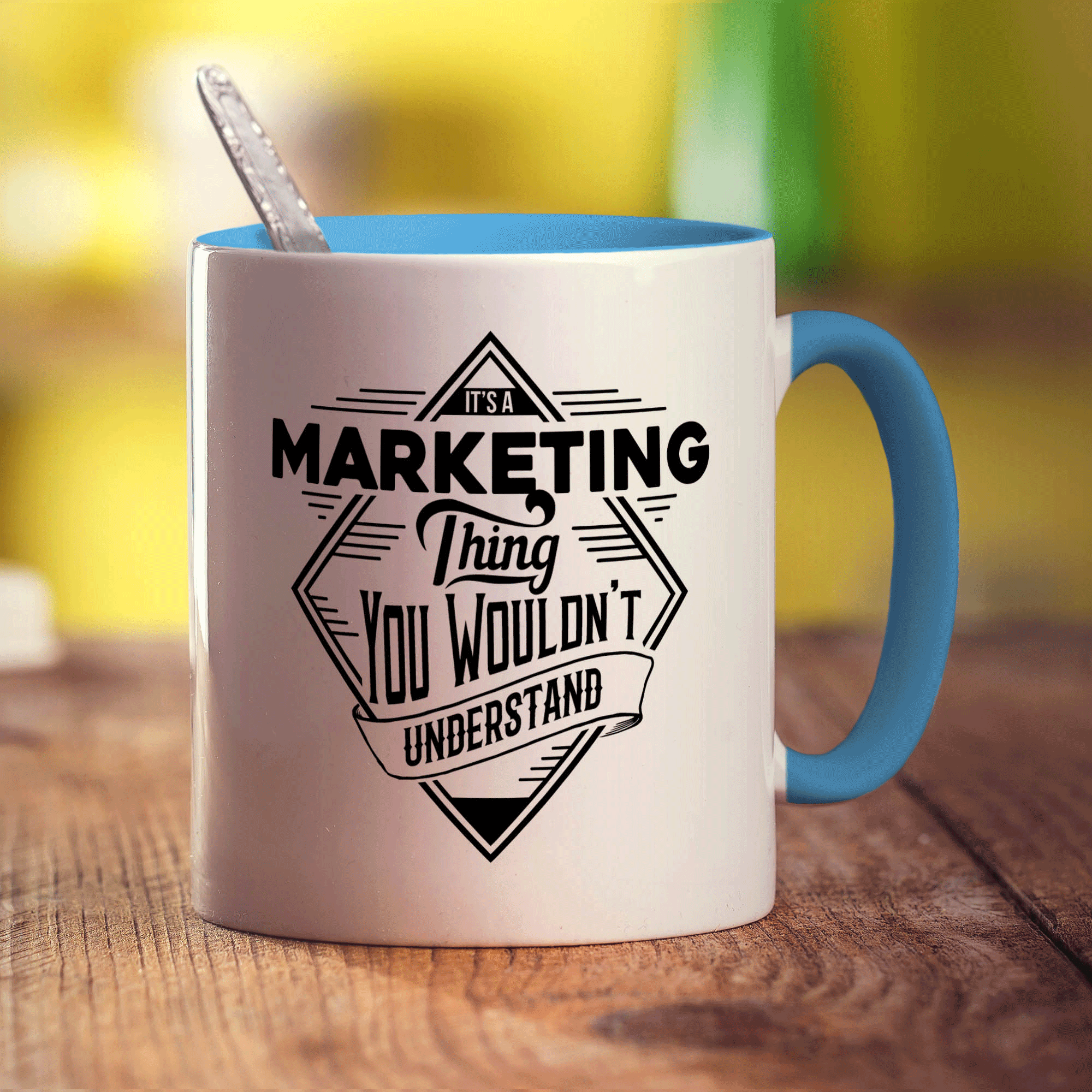 It's a Marketing Thing You Wouldn't Understand Mug - Standard 330ml (11oz) / Blue