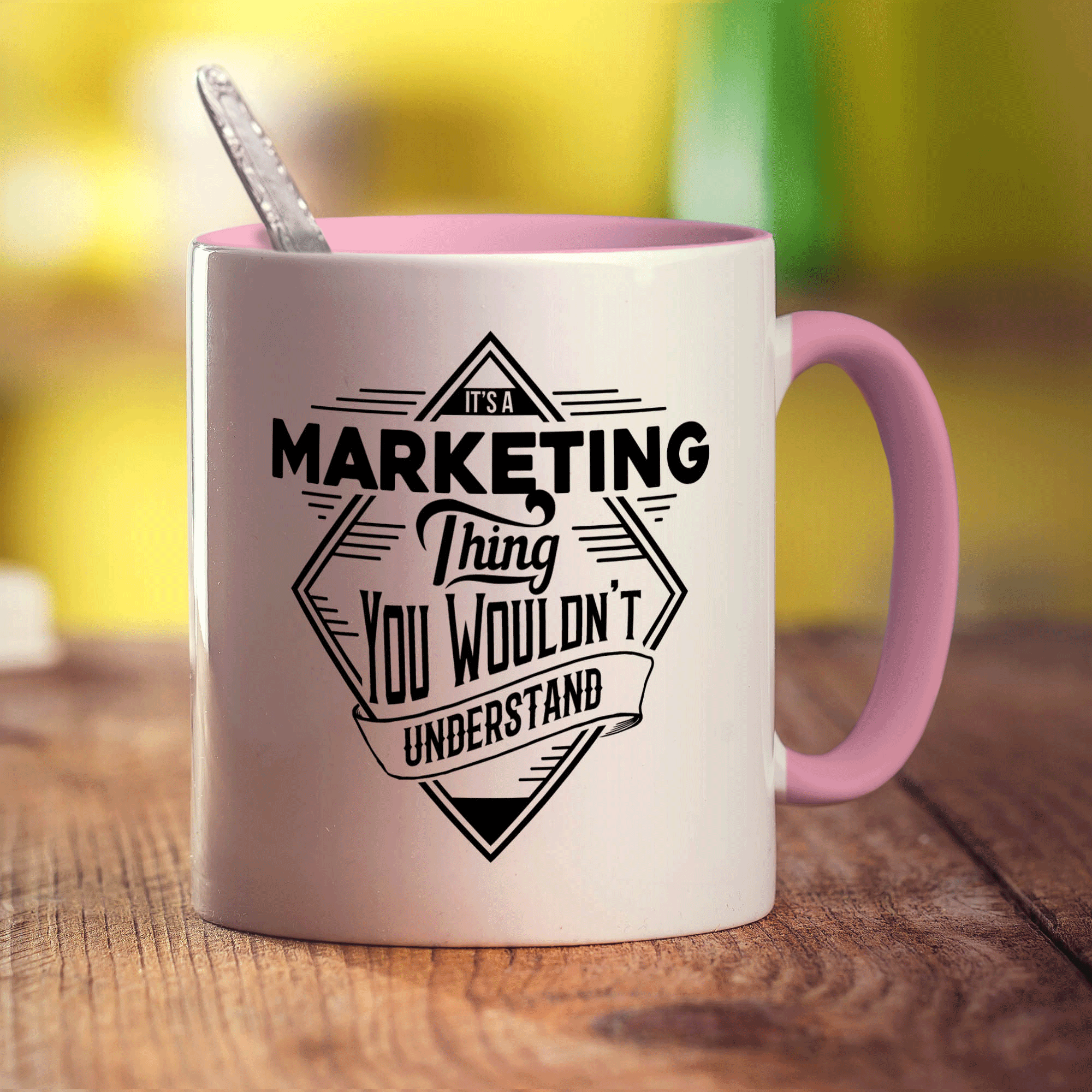 It's a Marketing Thing You Wouldn't Understand Mug - Standard 330ml (11oz) / Pink
