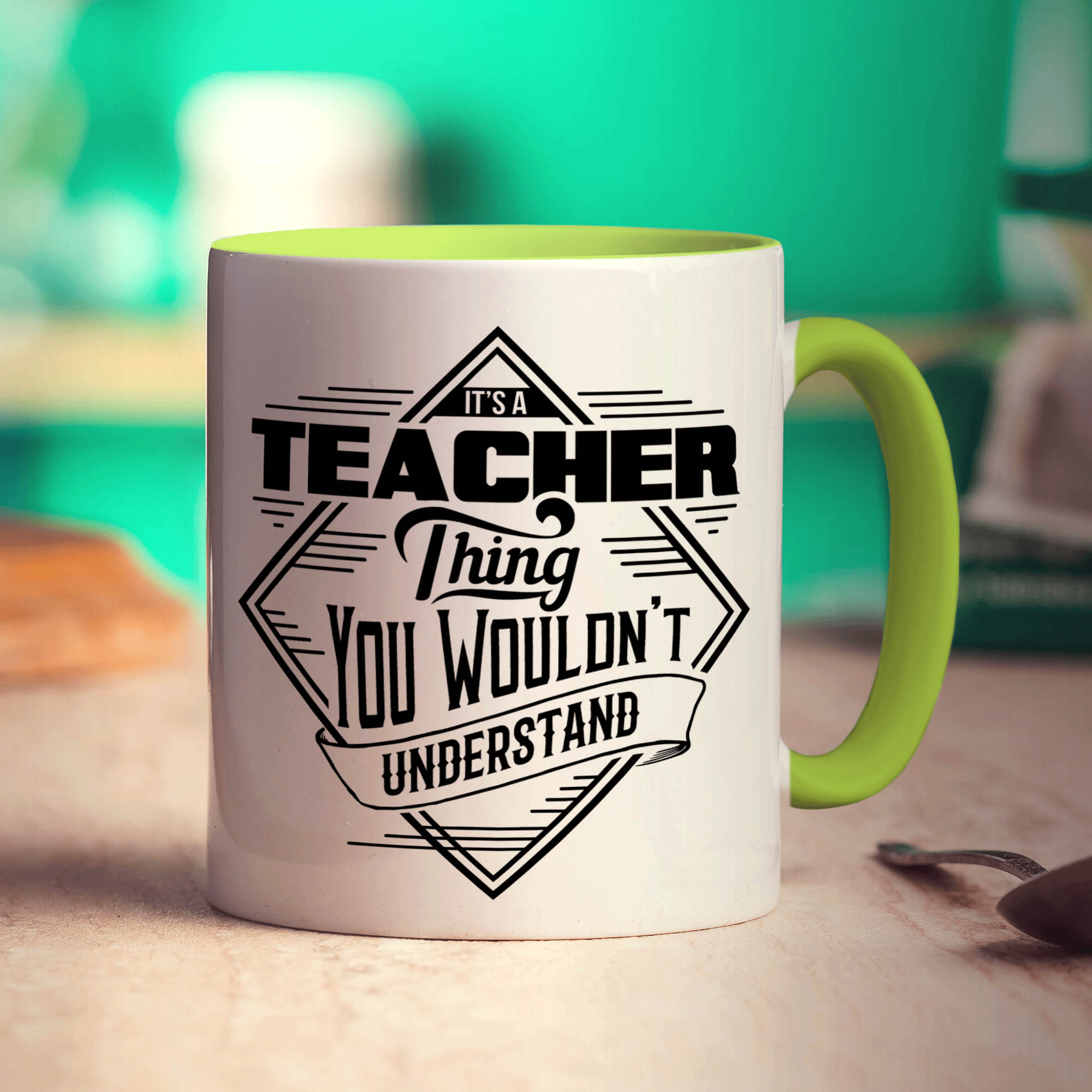 It's a Teacher Thing You Wouldn't Understand Mug - Standard 330ml (11oz) / Green