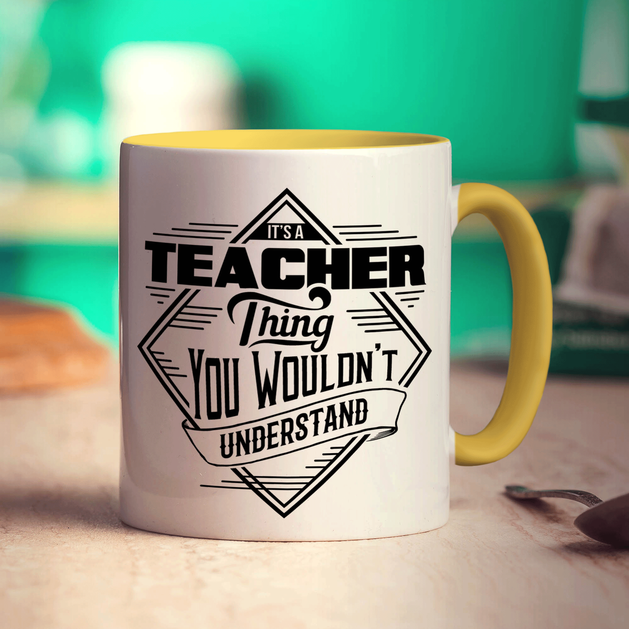 It's a Teacher Thing You Wouldn't Understand Mug - Standard 330ml (11oz) / Yellow
