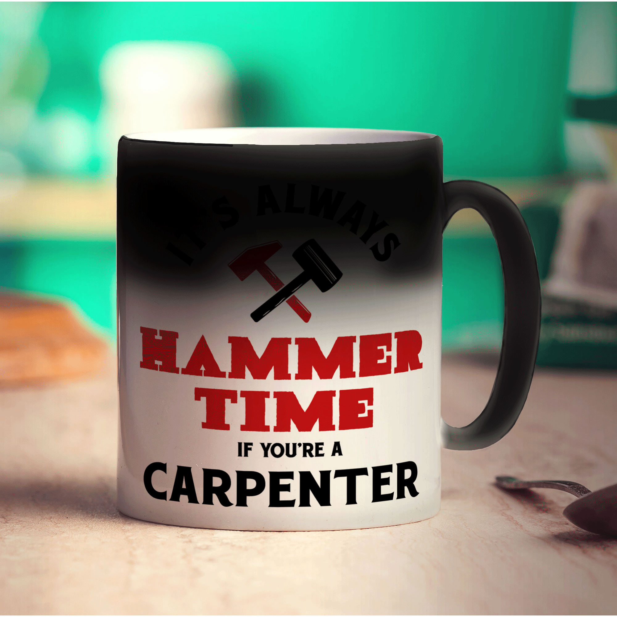 It's Always Hammer Time if You're a Carpenter Mug - Standard 330ml (11oz) / Magic Mug
