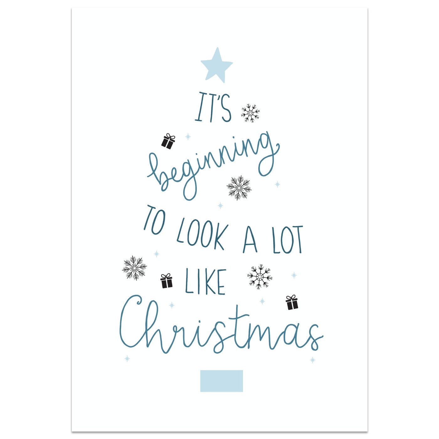 It's Beginning to Look a lot Like Christmas Card