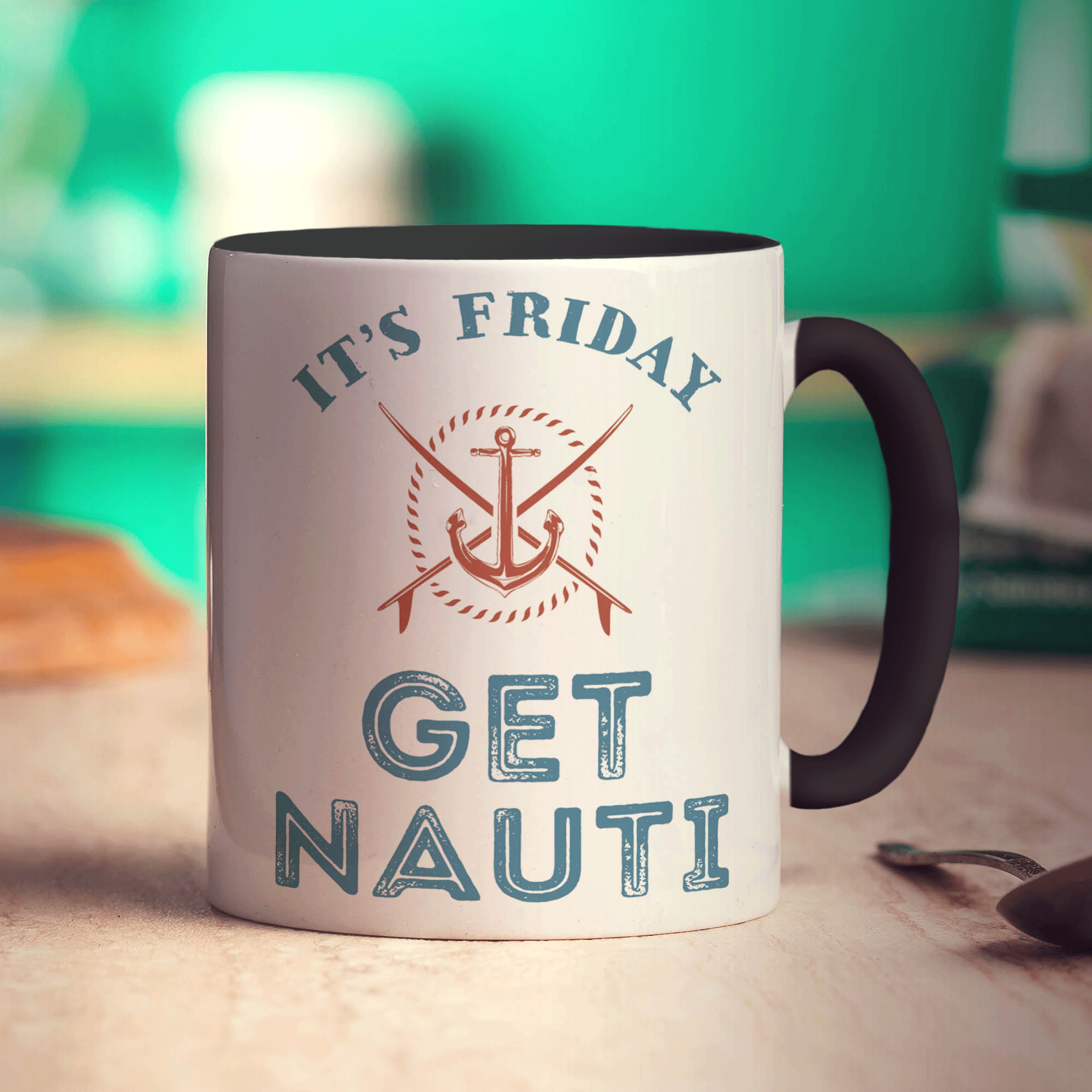 It's Friday, Get Nauti Mug