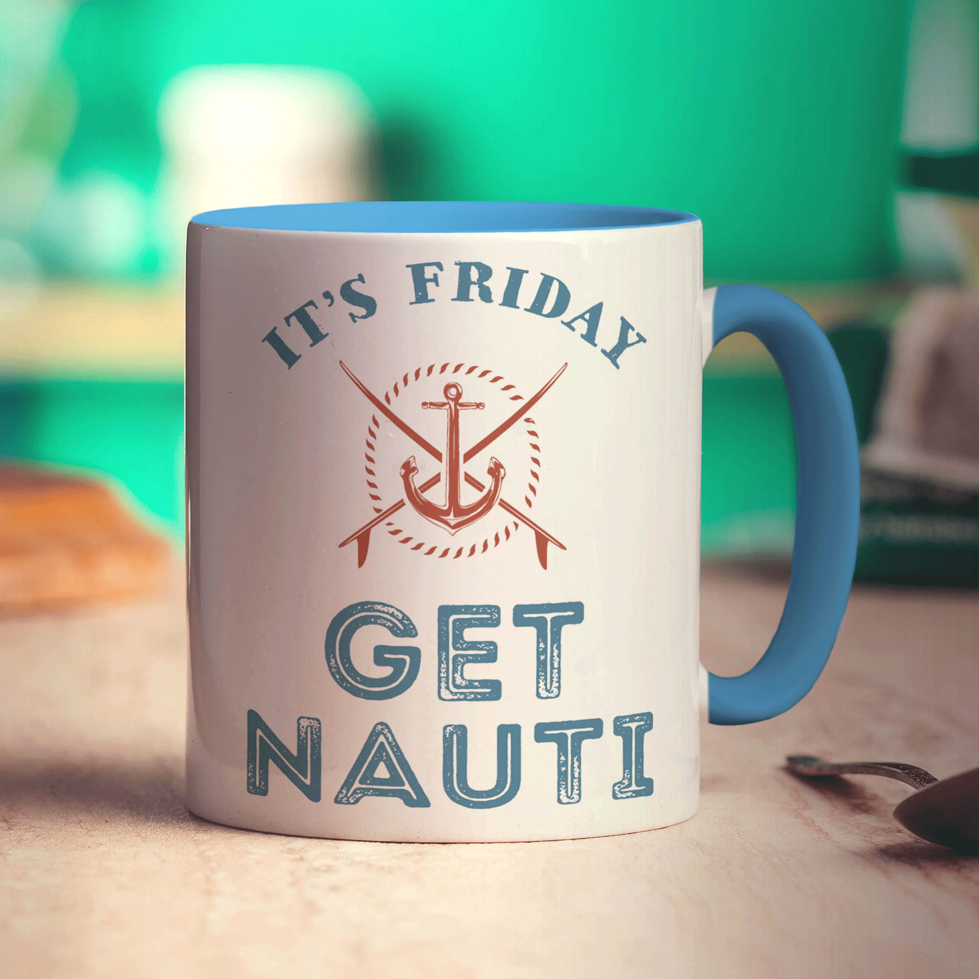It's Friday, Get Nauti Mug