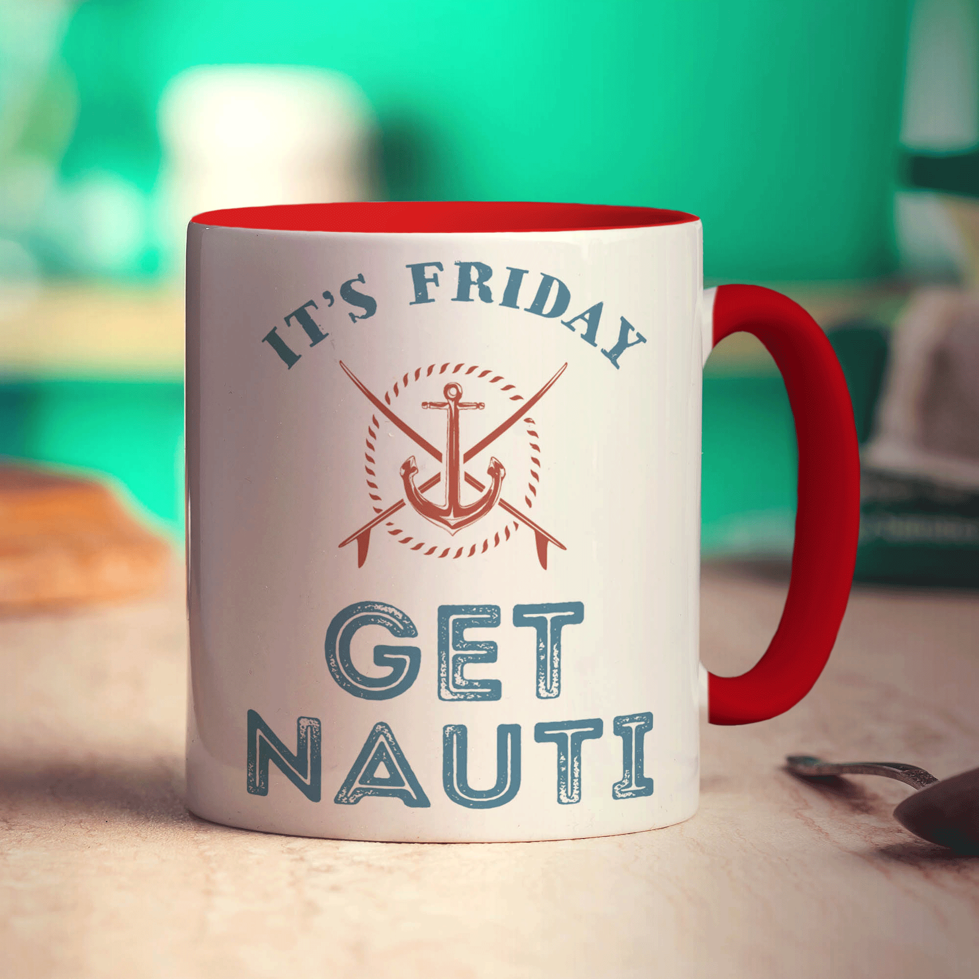 It's Friday, Get Nauti Mug
