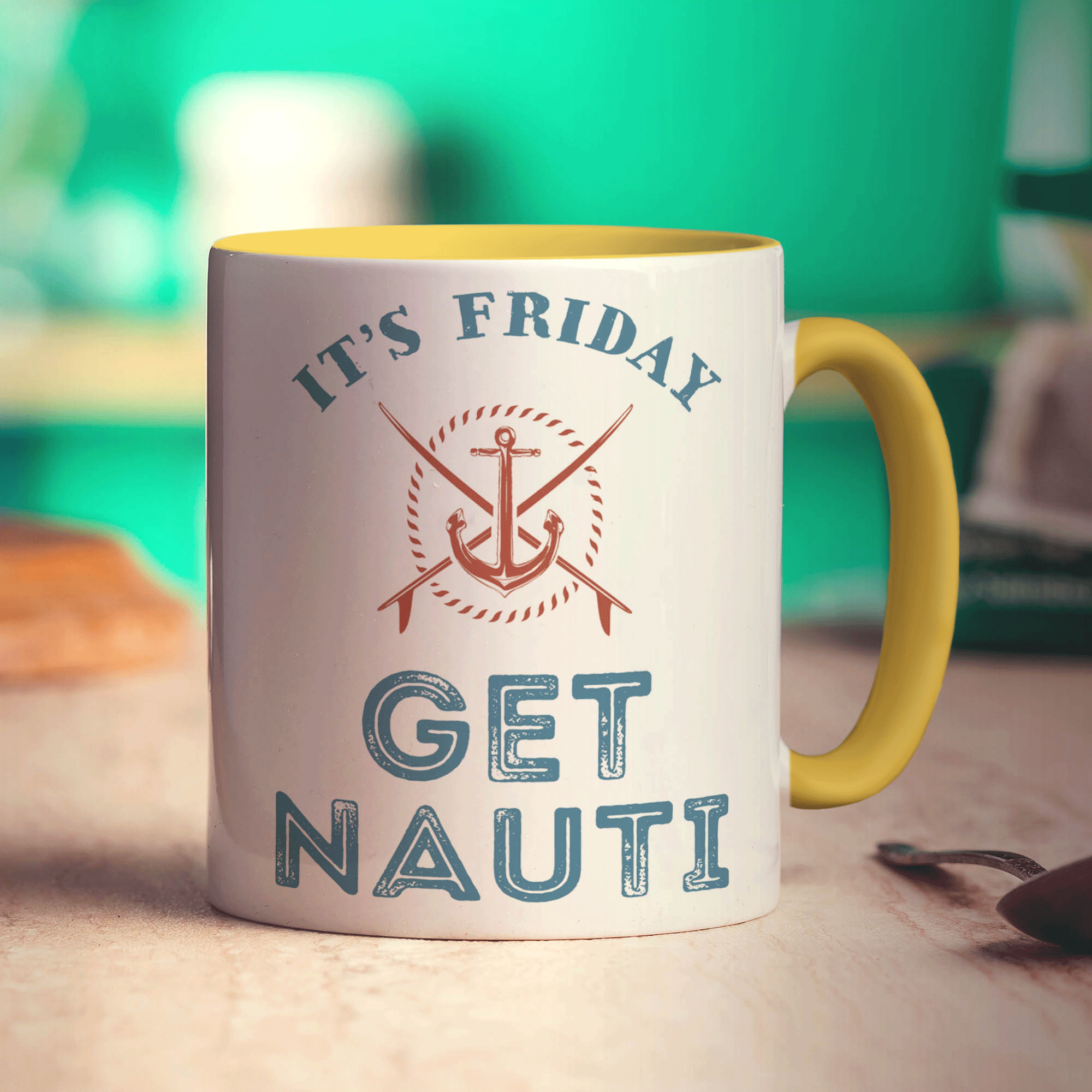 It's Friday, Get Nauti Mug