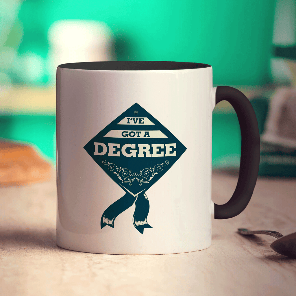 I've Got a Degree Mug - Standard 330ml (11oz) / Black