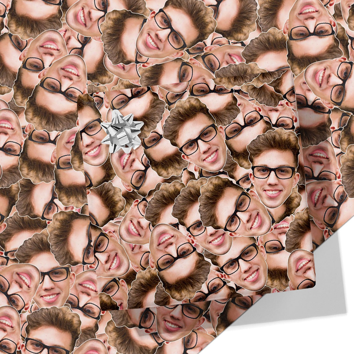 In Your Face Photo Wrapping Paper