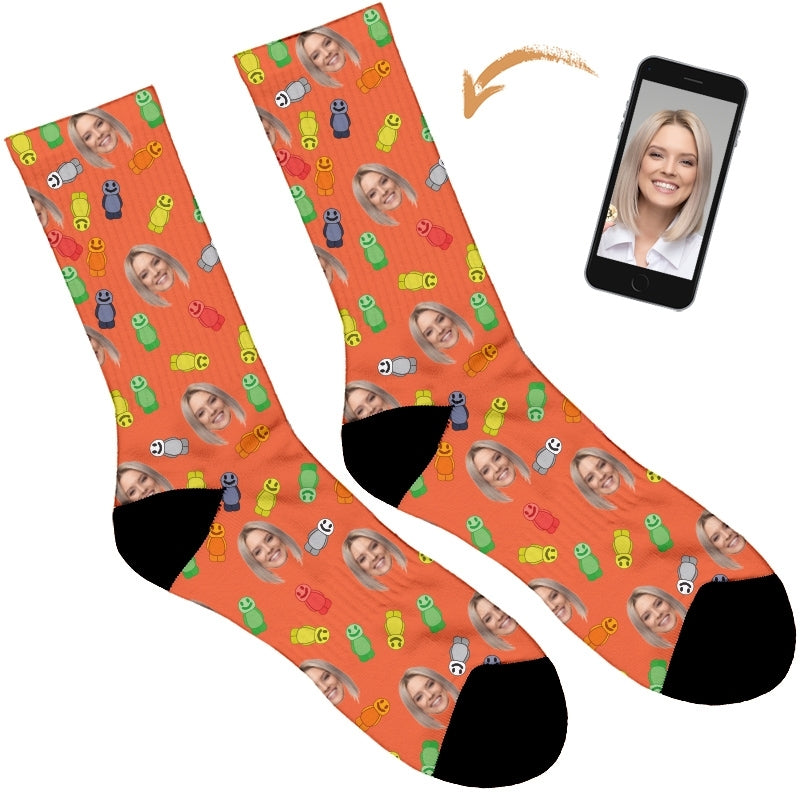 Jelly Baby Personalised Socks