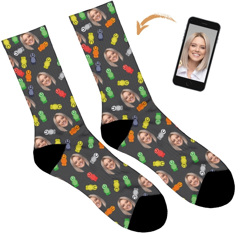 Jelly Baby Personalised Socks