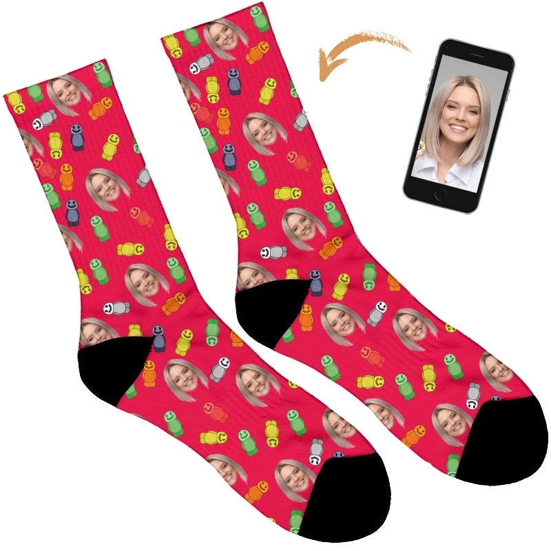 Jelly Baby Personalised Socks