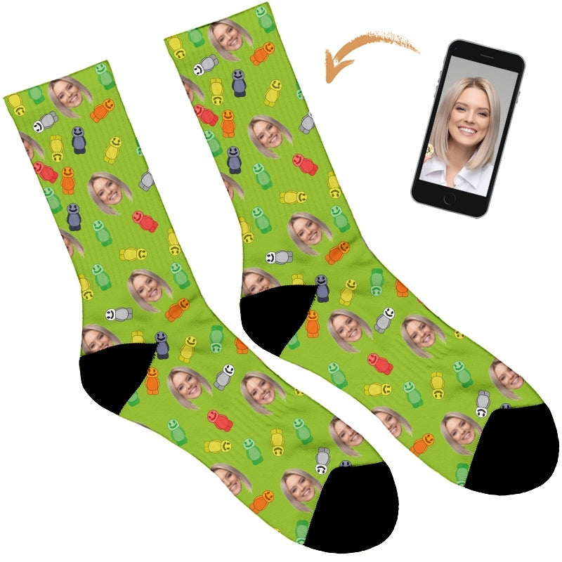 Jelly Baby Personalised Socks