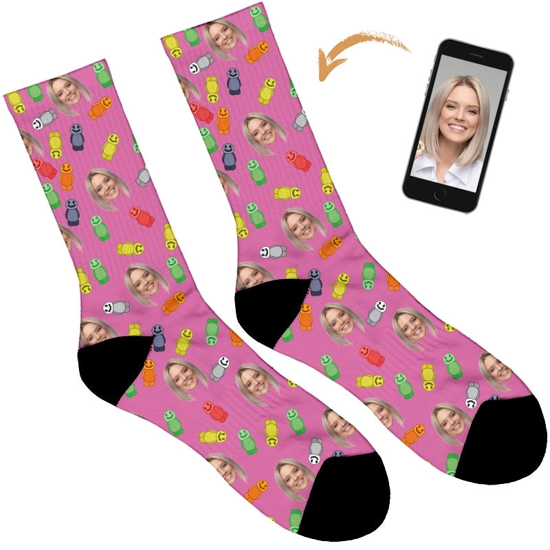 Jelly Baby Personalised Socks