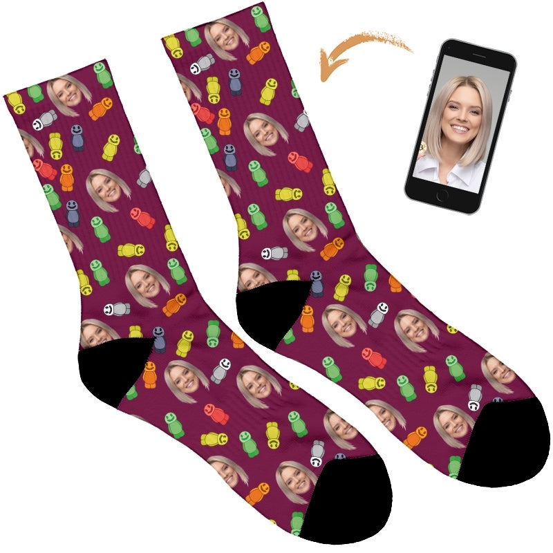 Jelly Baby Personalised Socks
