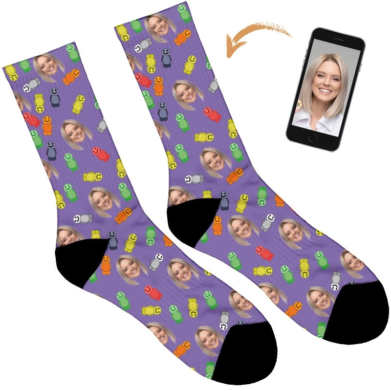 Jelly Baby Personalised Socks