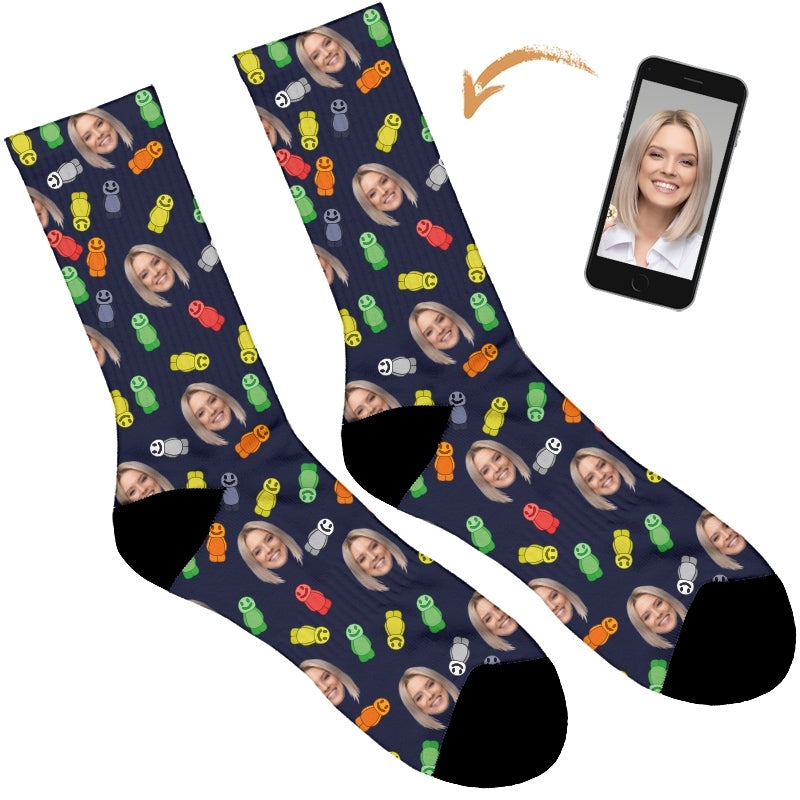Jelly Baby Personalised Socks