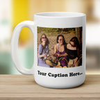 Jumbo Photo Mug with Caption