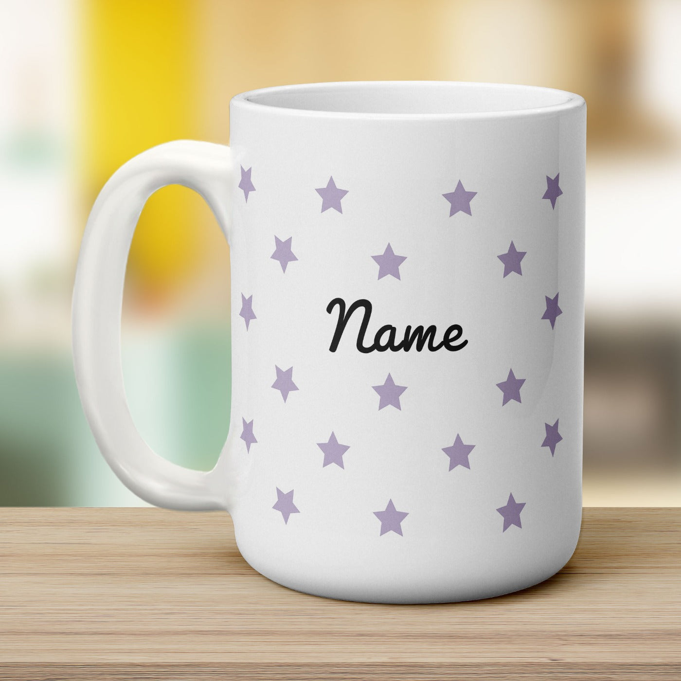 Jumbo Star Name Personalised Mug