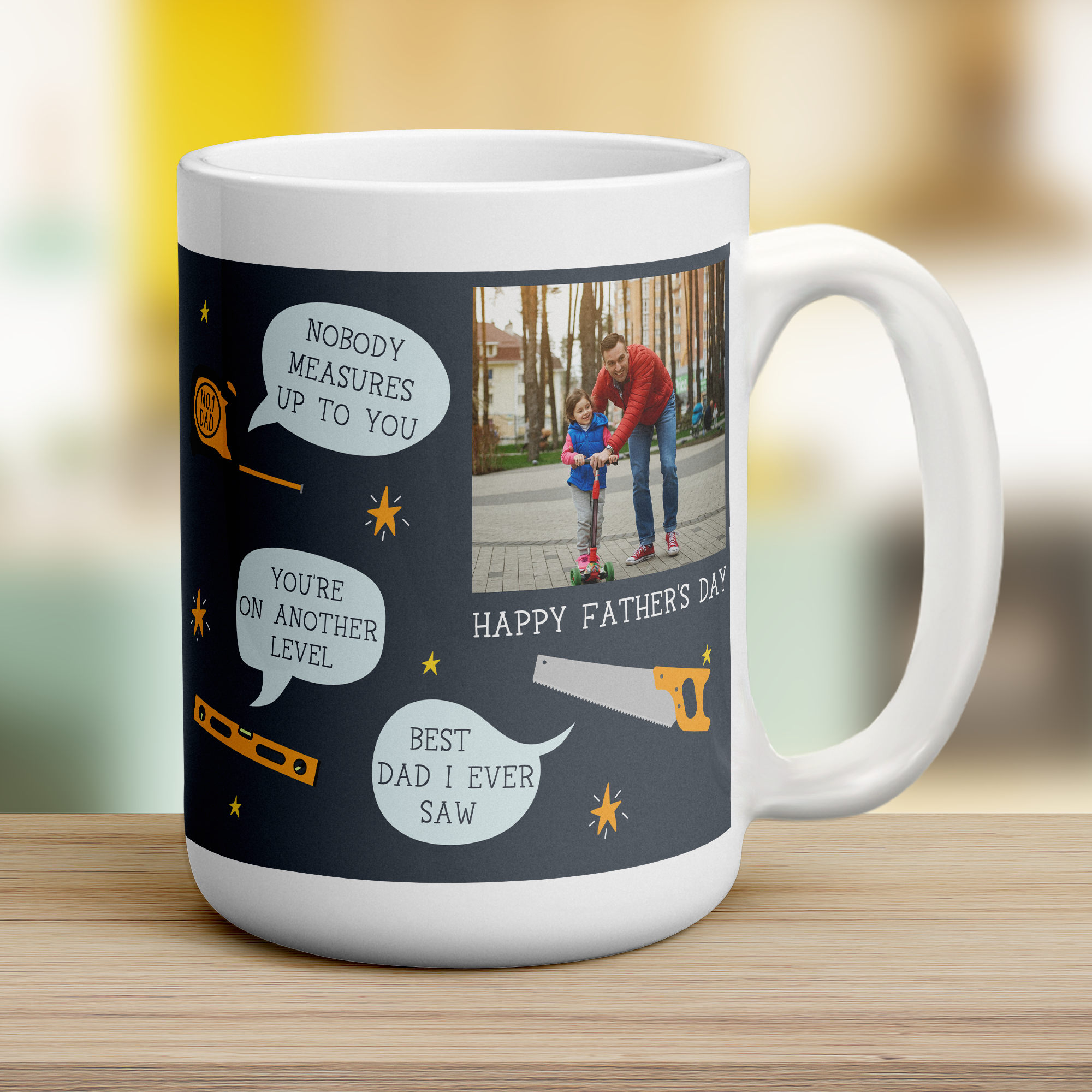 Dad's Tools Father's Day Photo Mug