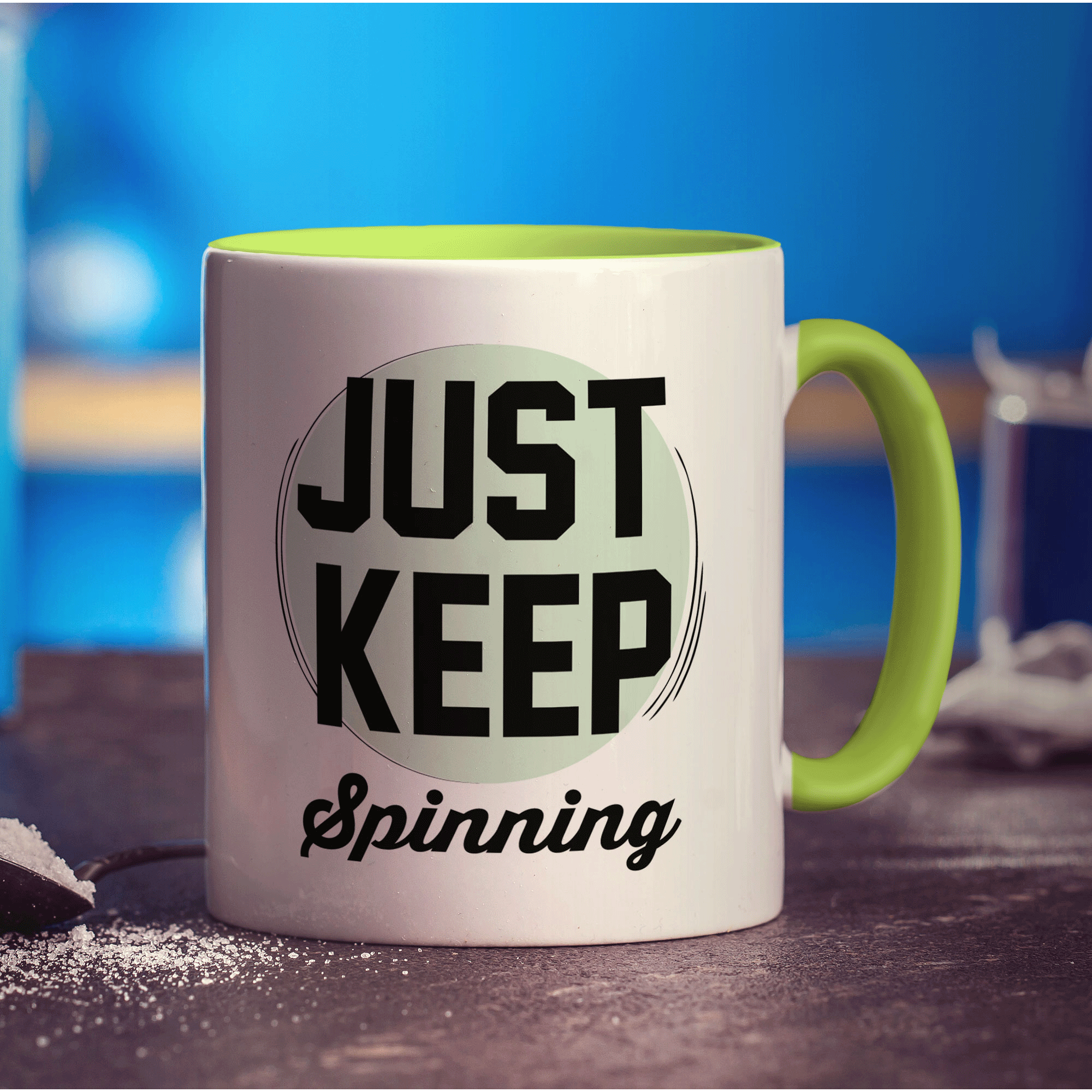Just Keep Spinning Mug