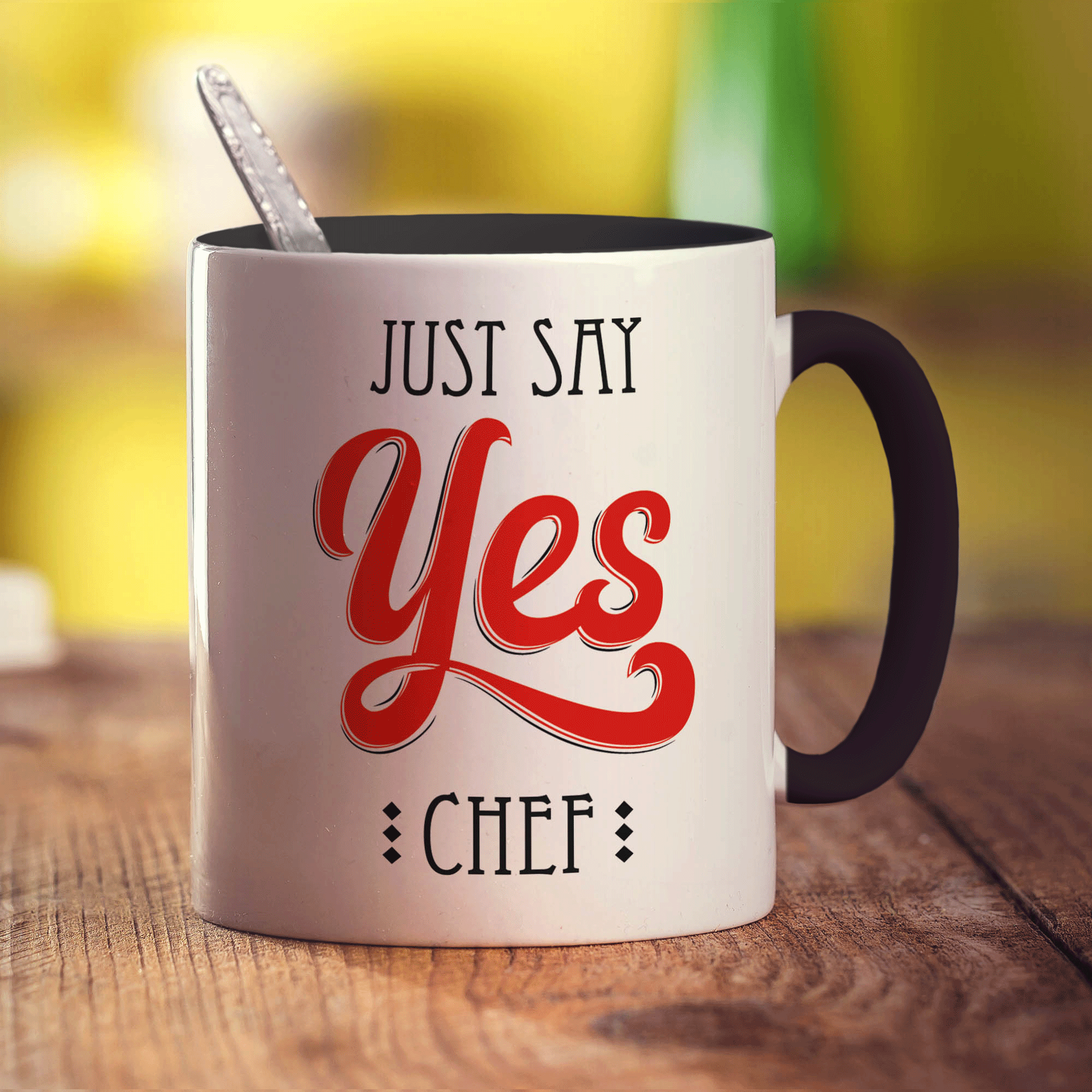 Just Say Yes Chef Mug