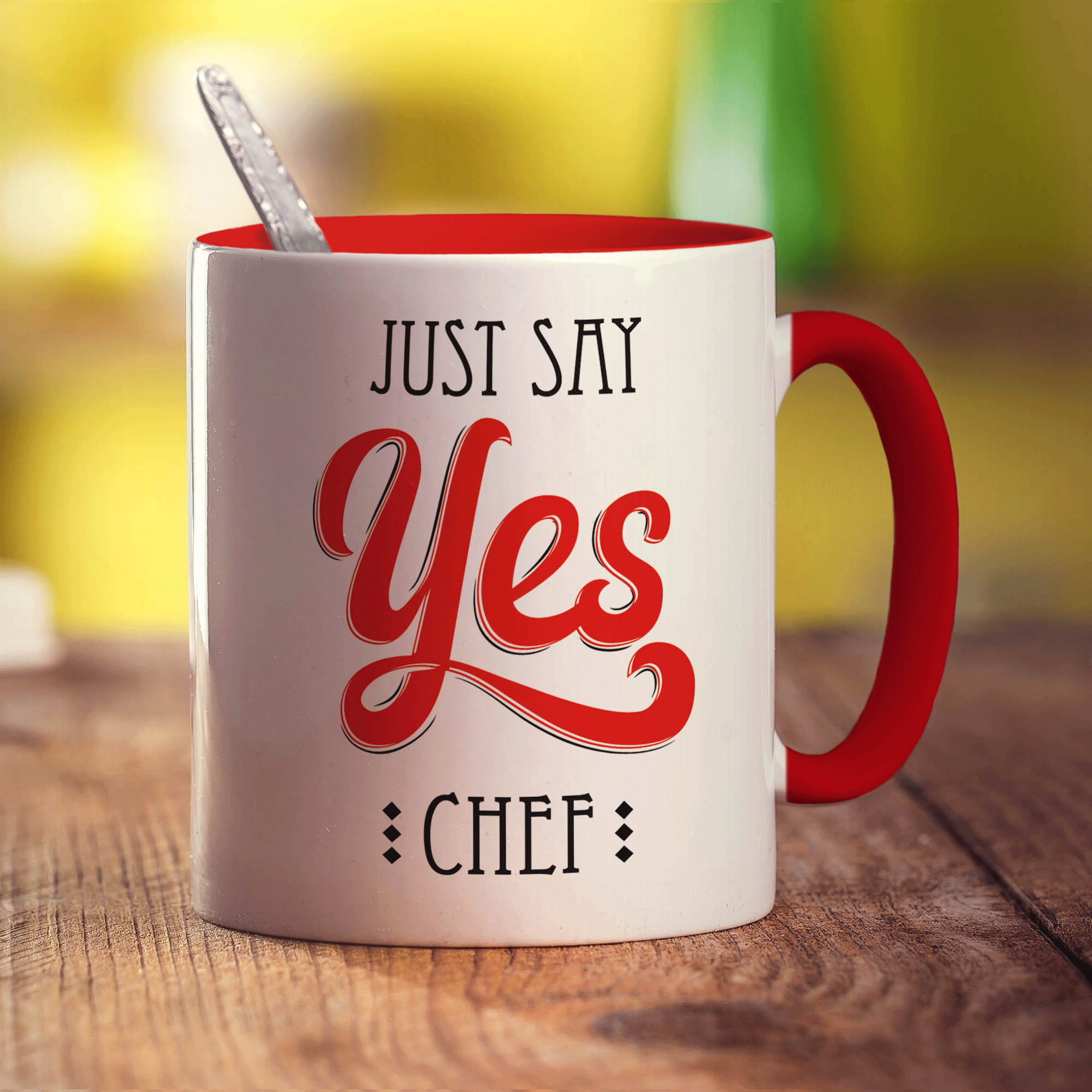 Just Say Yes Chef Mug