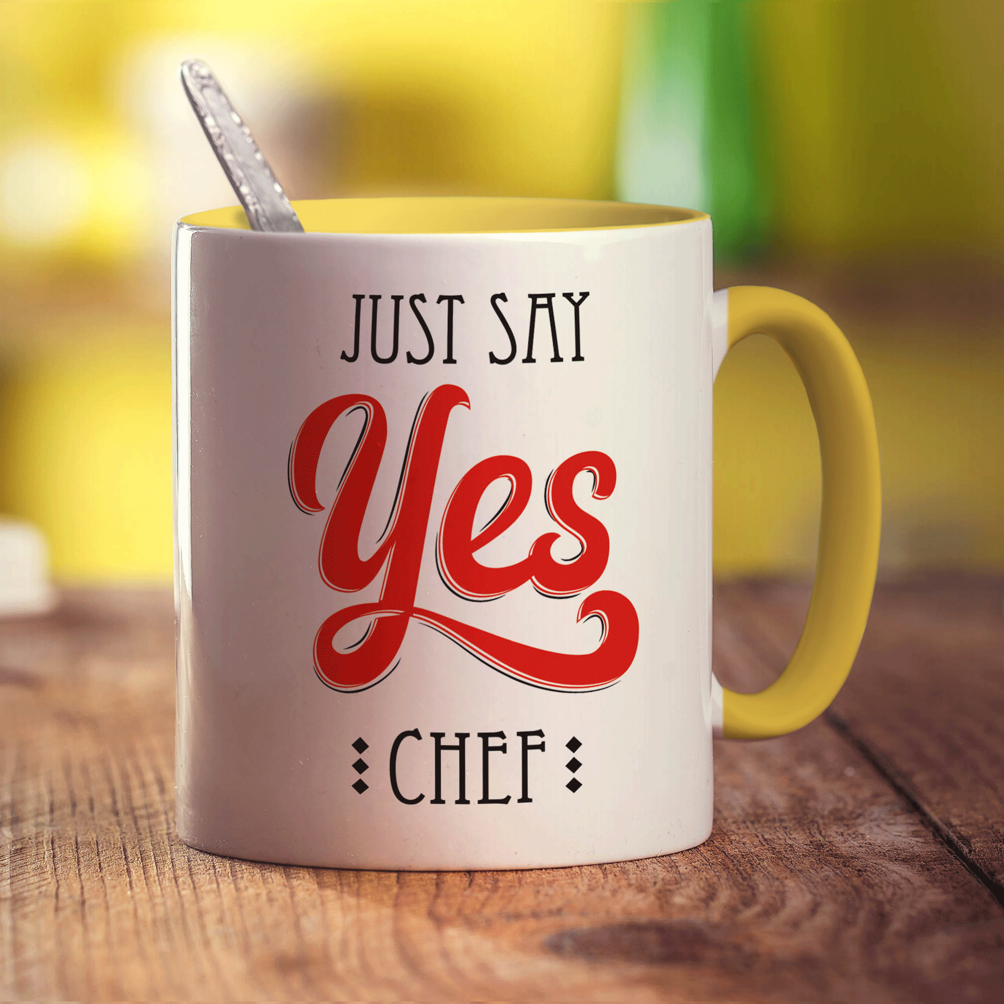 Just Say Yes Chef Mug