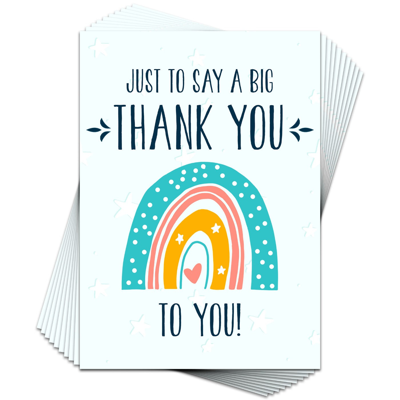 Just to Say a Big Thank You Card - Pack of 10