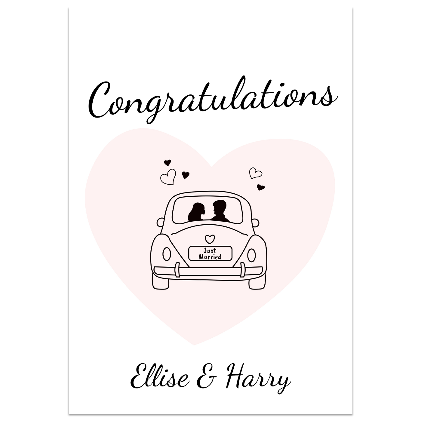 Just Married Card