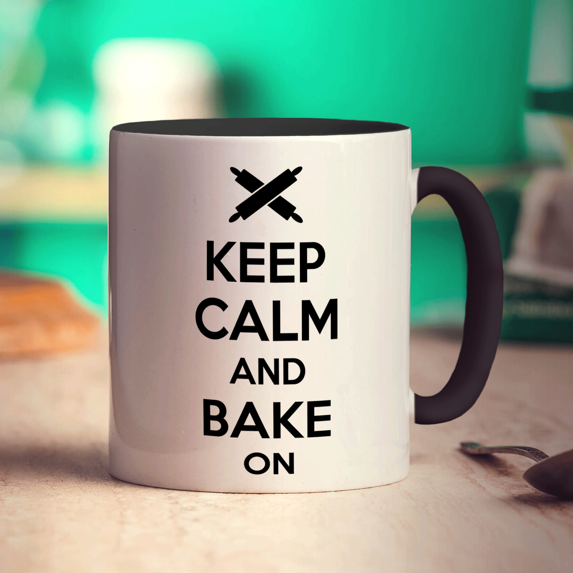 Keep Calm And Bake On Mug