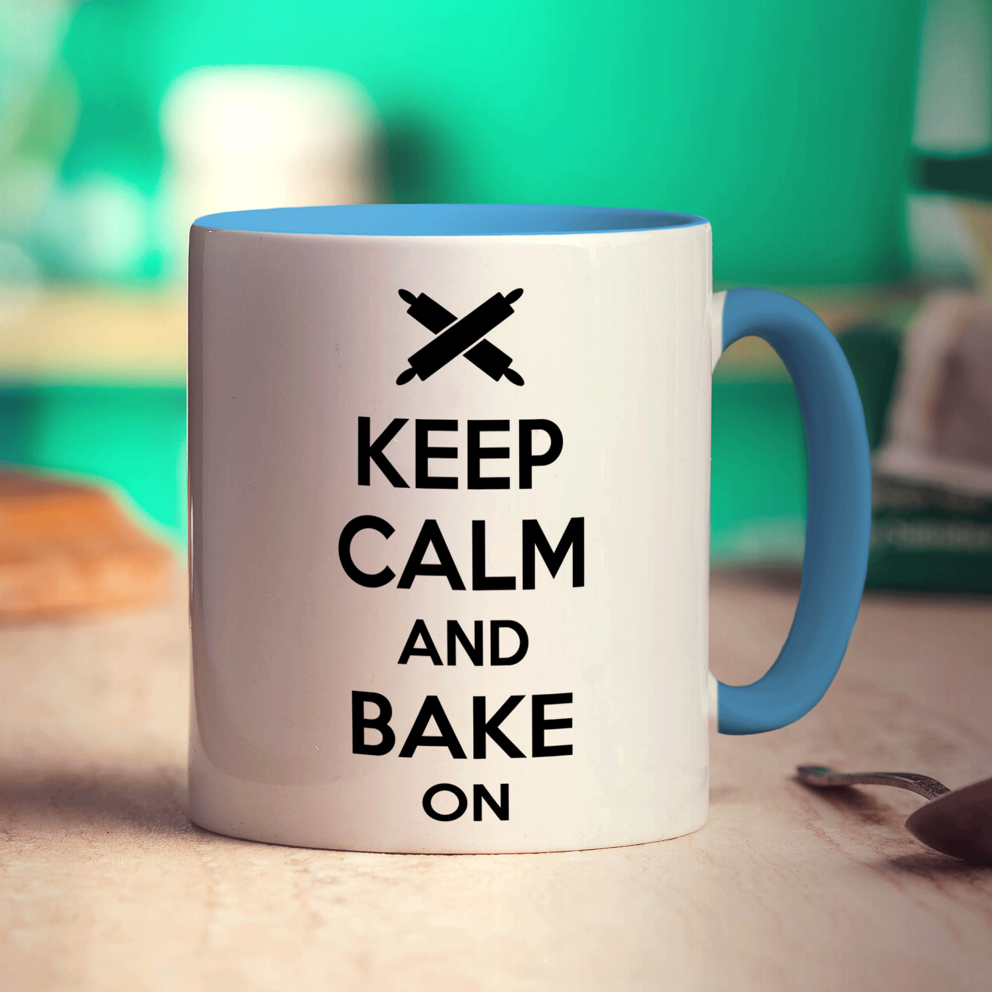 Keep Calm And Bake On Mug
