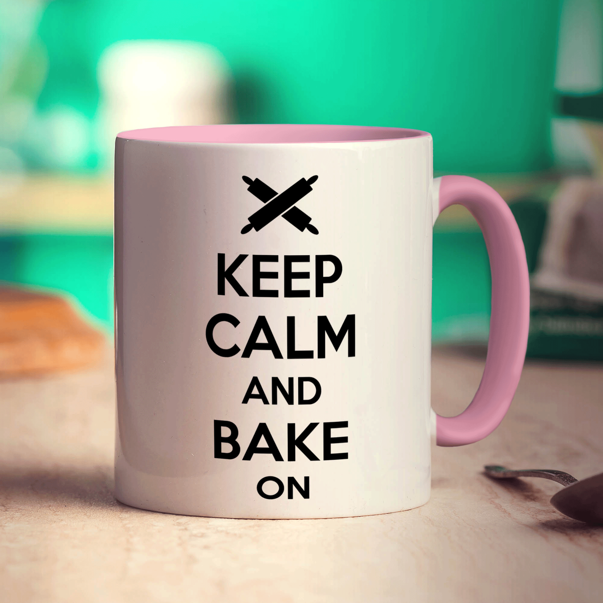 Keep Calm And Bake On Mug