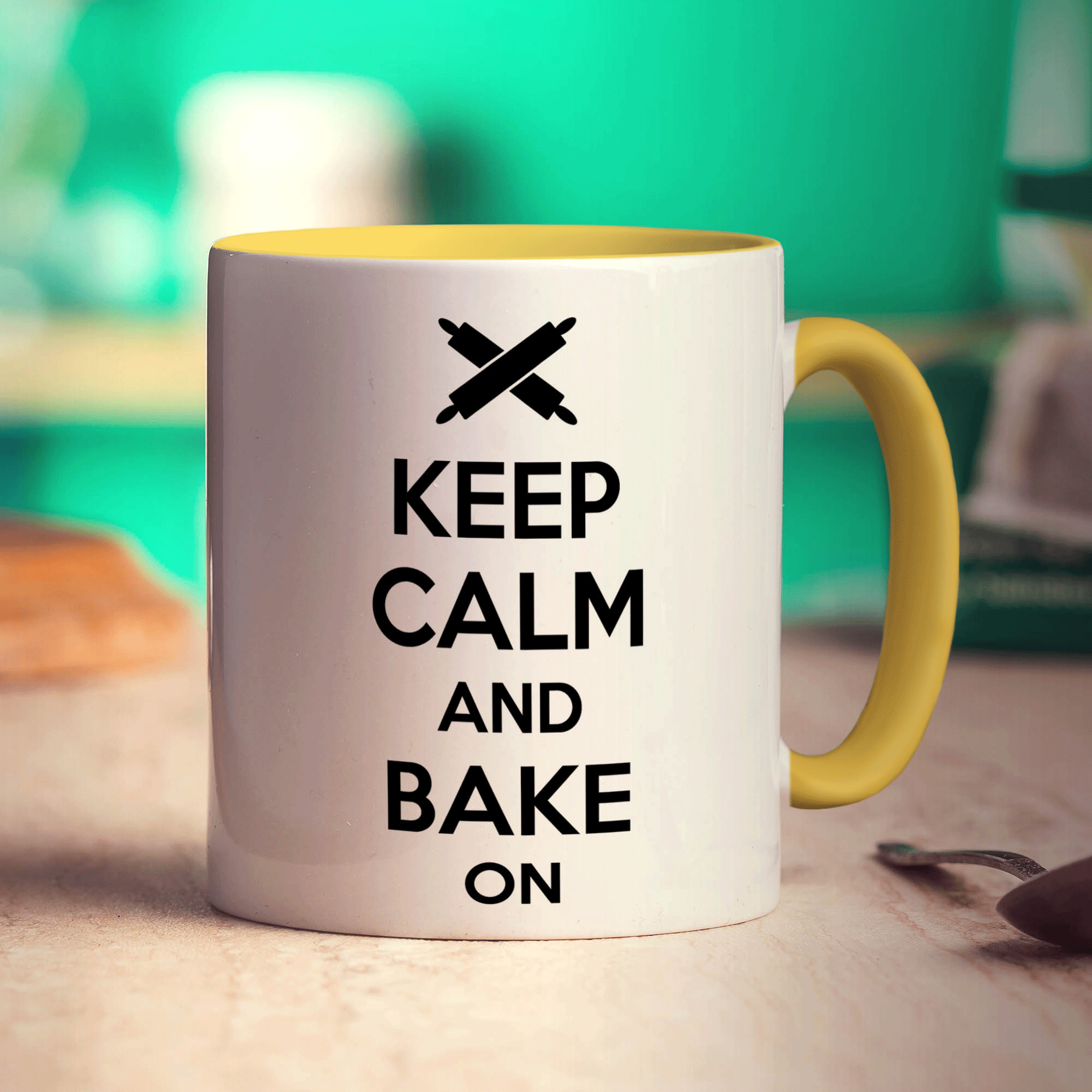 Keep Calm And Bake On Mug