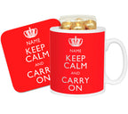 Keep Calm and Carry On Personalised Mug