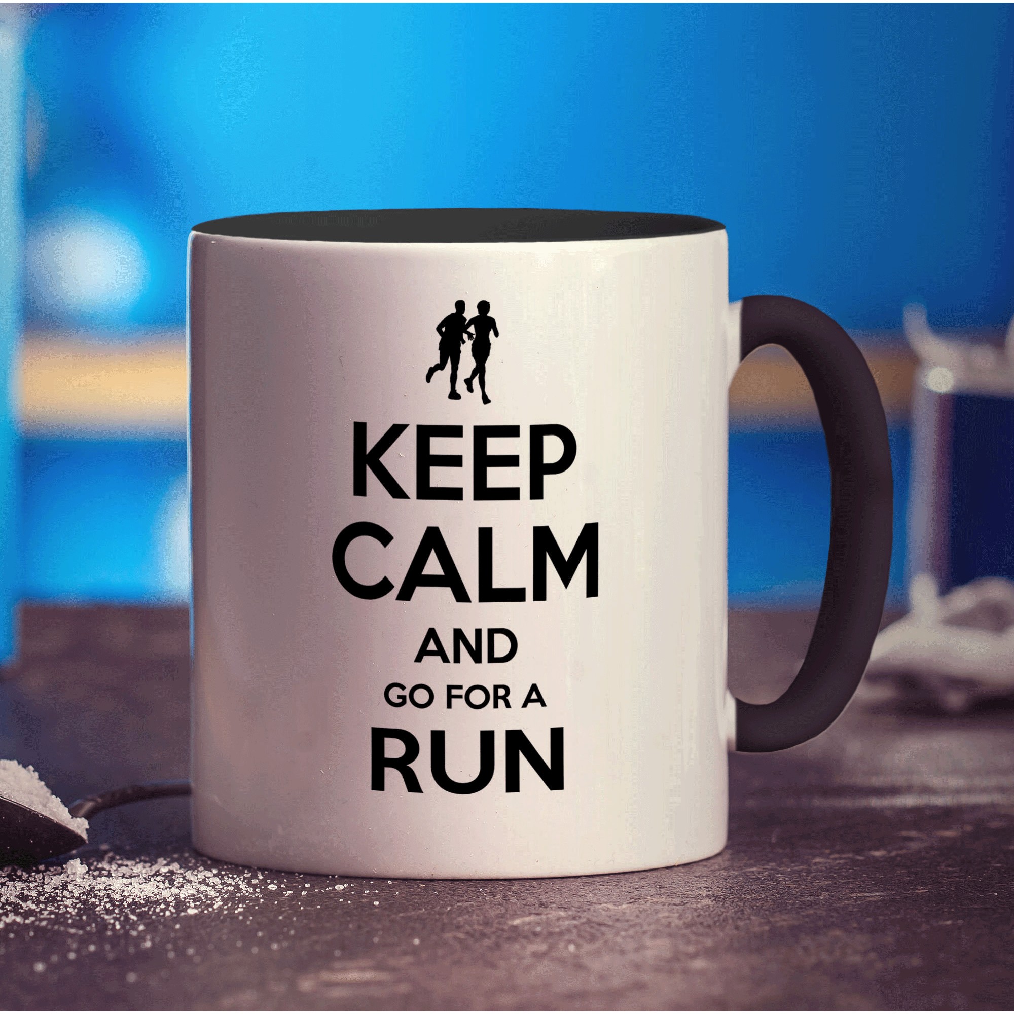 Keep Calm and Go For a Run Mug