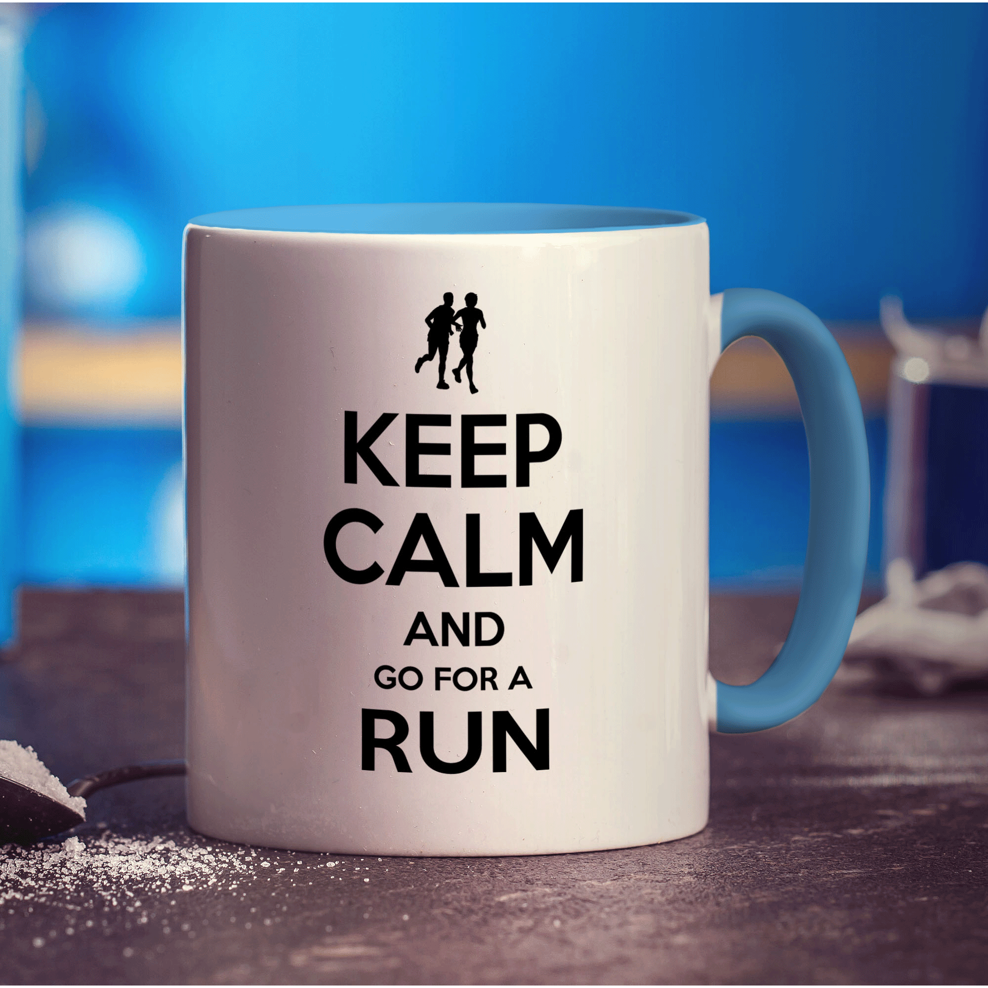 Keep Calm and Go For a Run Mug