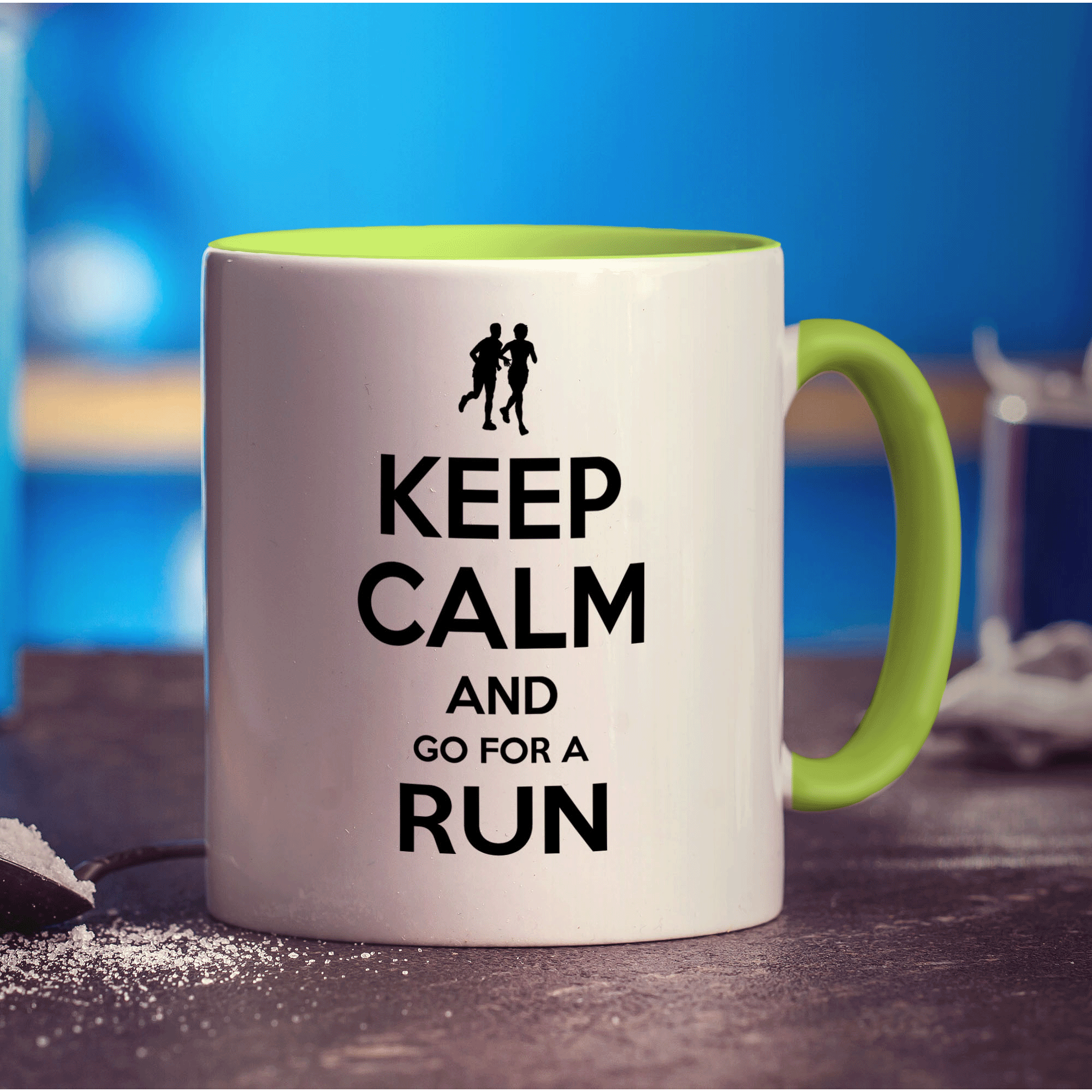 Keep Calm and Go For a Run Mug