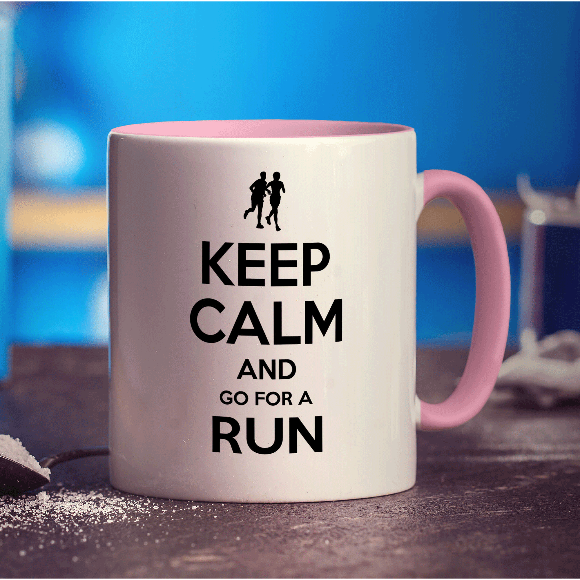 Keep Calm and Go For a Run Mug