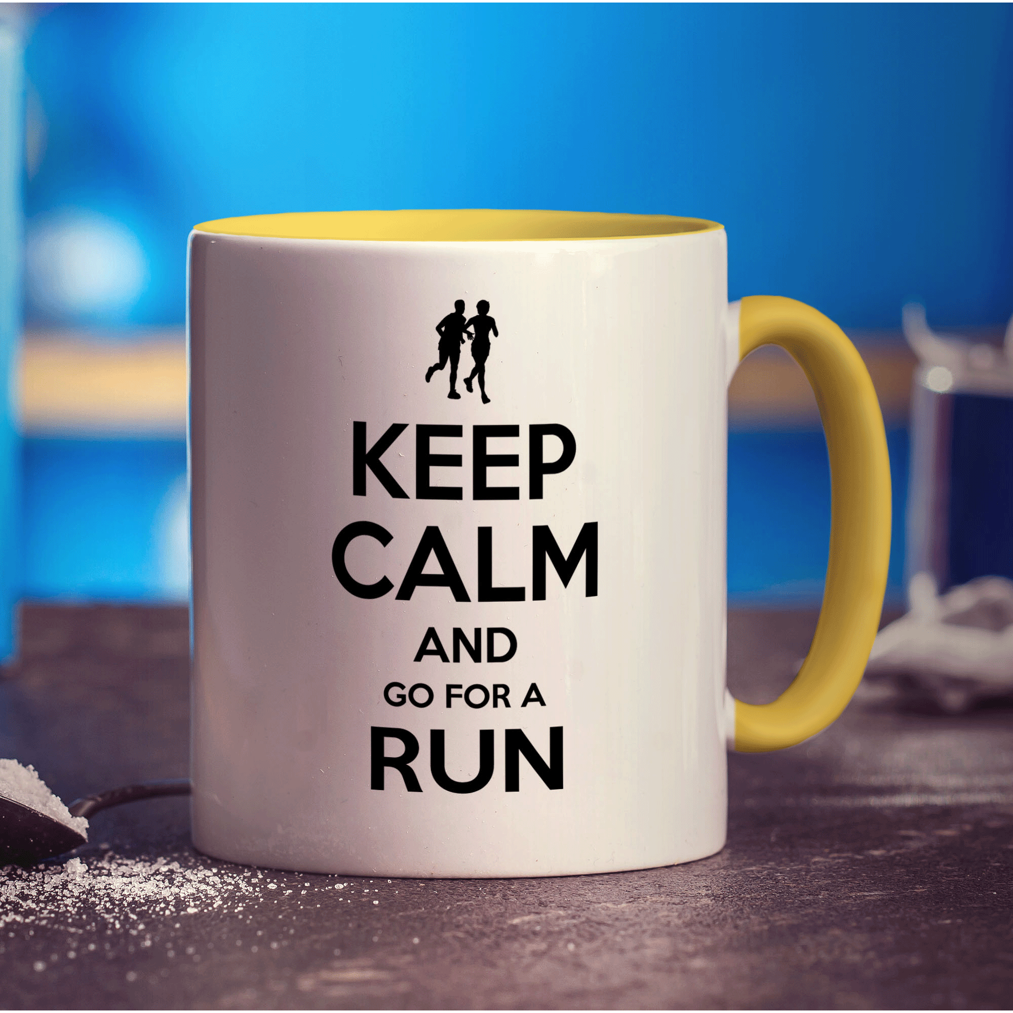 Keep Calm and Go For a Run Mug