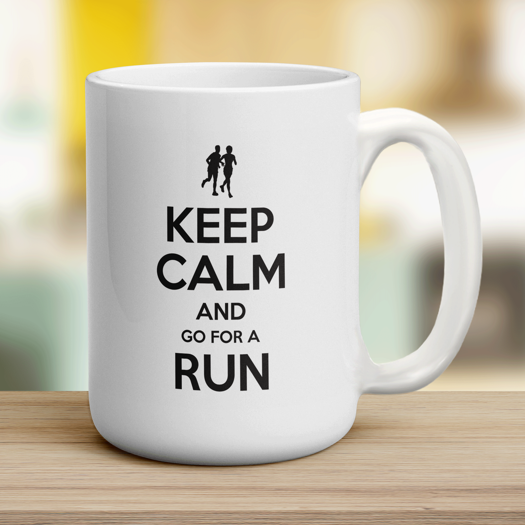 Keep Calm and Go For a Run Mug