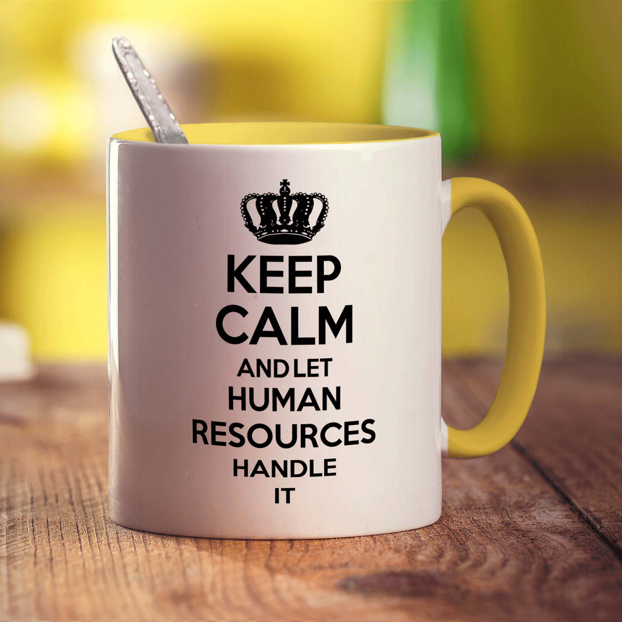 Keep Calm and Let Human Resources Handle It Mug