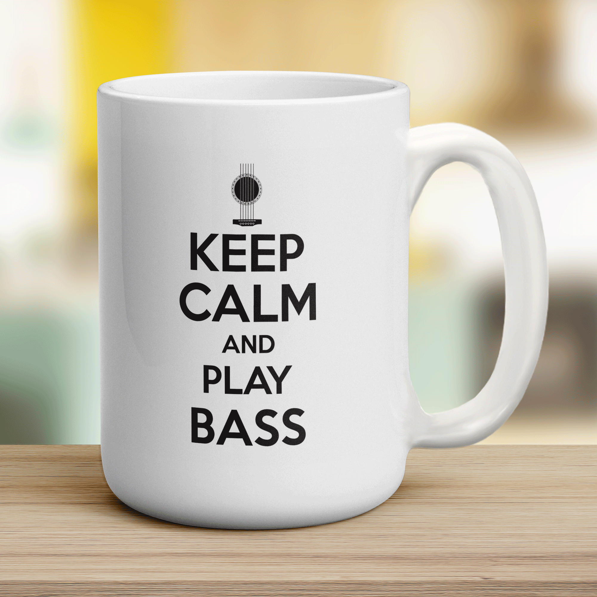 Keep Calm and Play Bass Mug