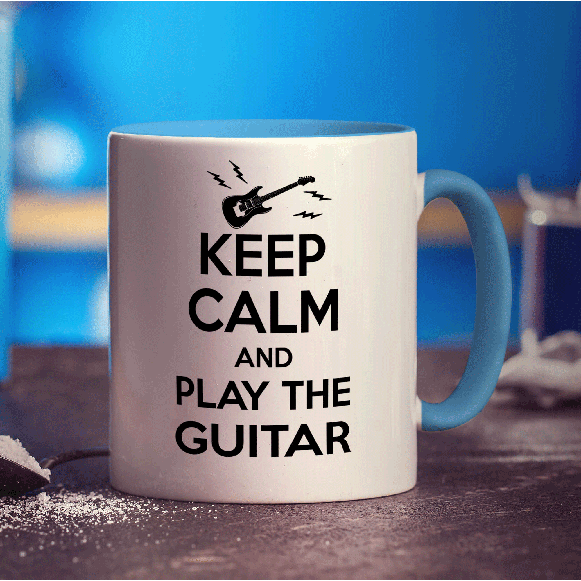 Keep Calm and Play The Guitar Mug