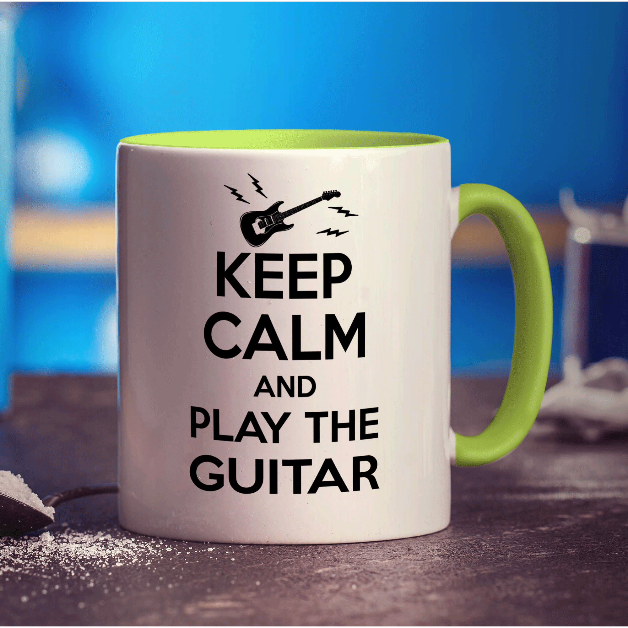 Keep Calm and Play The Guitar Mug