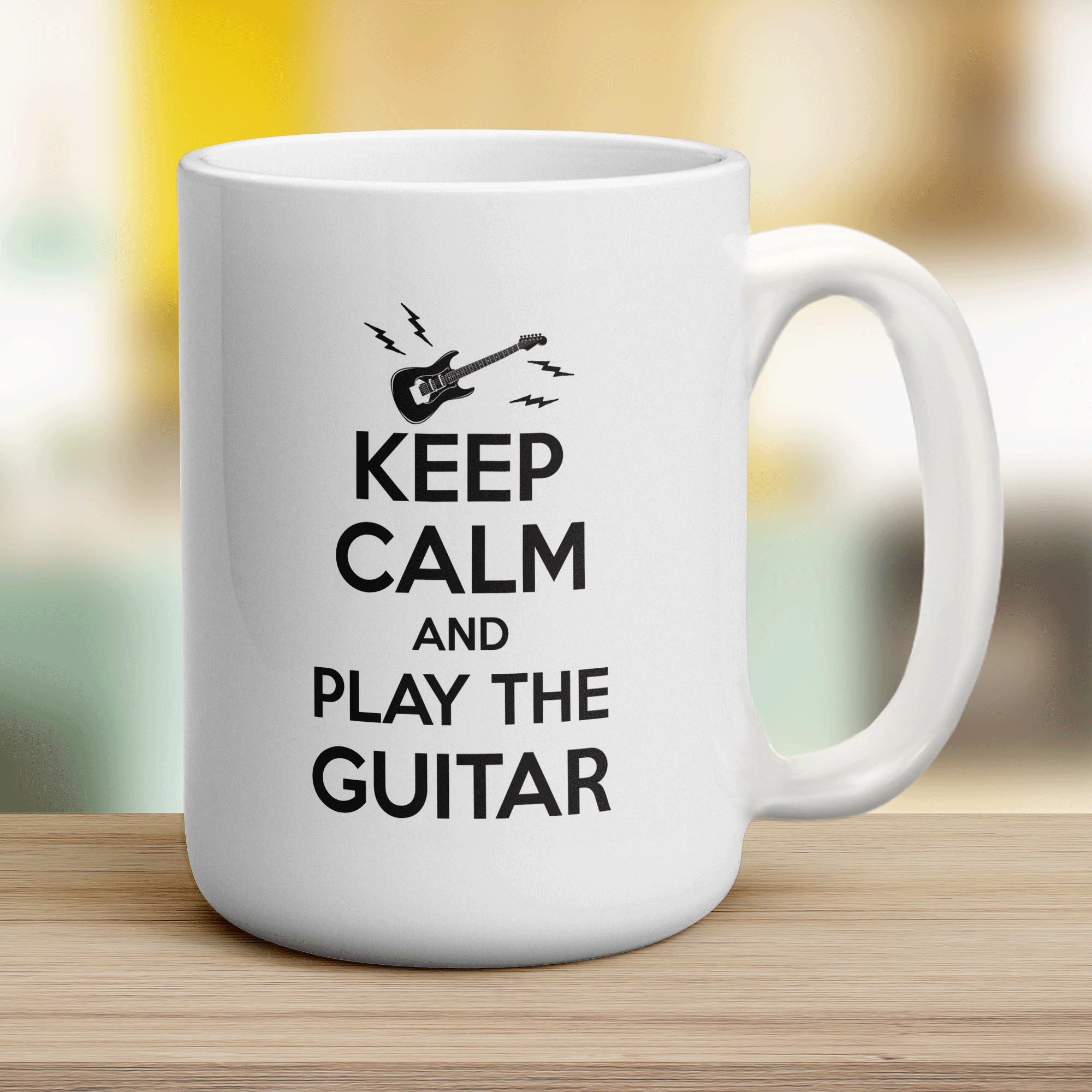 Keep Calm and Play The Guitar Mug