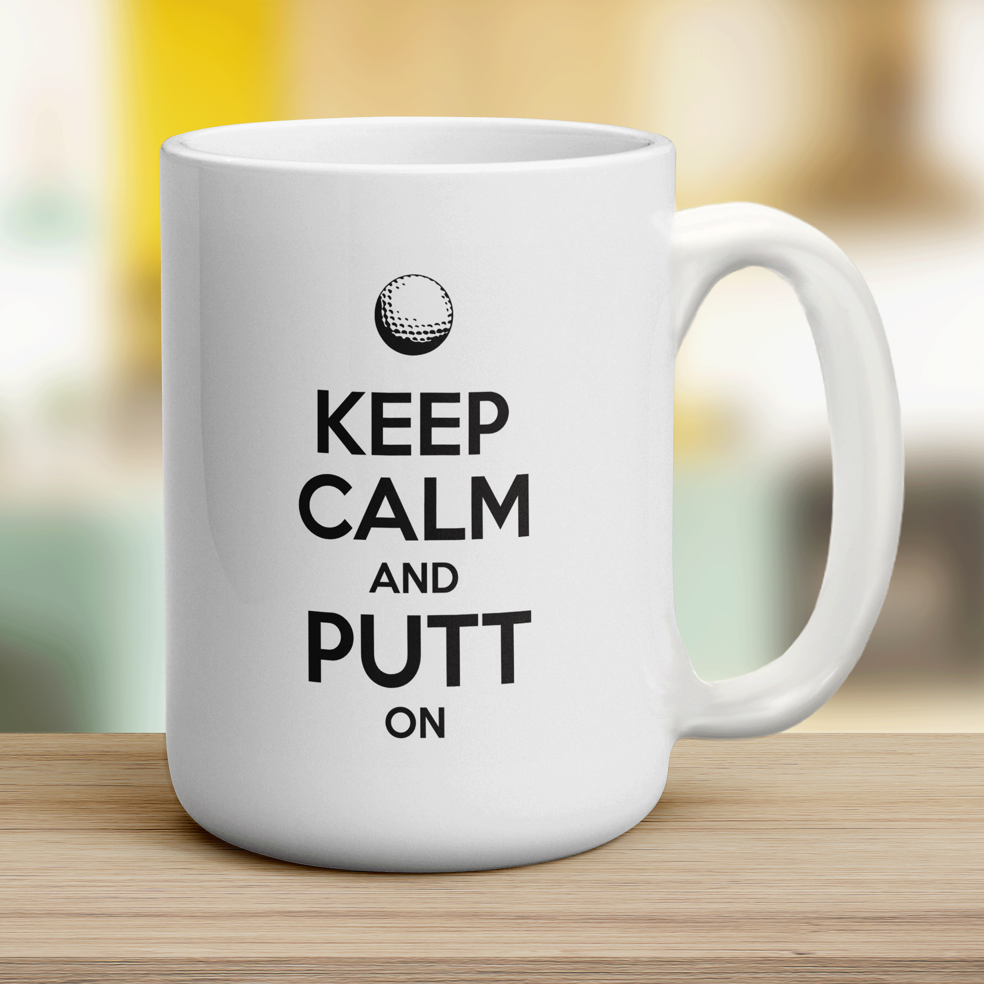Keep Calm and Putt On Mug