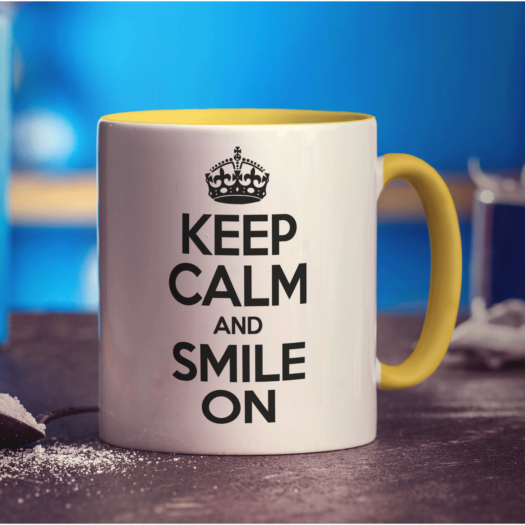 Keep Calm and Smile On Mug