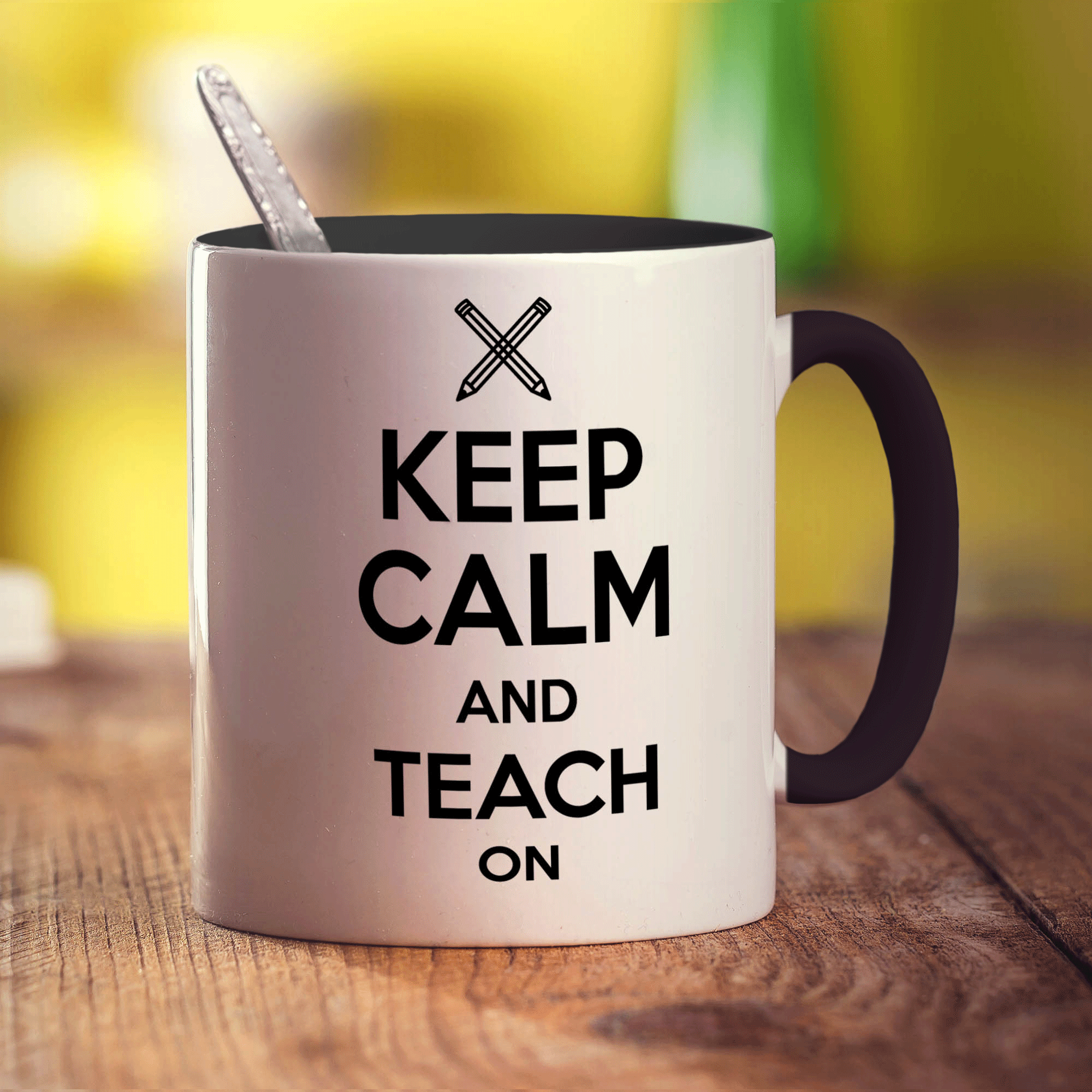 Keep Calm and Teach On Mug